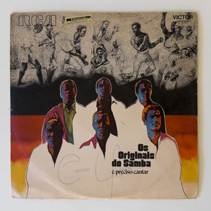 Os Originais Do Samba — É Preciso Cantar (LP Vinyl Record, used)