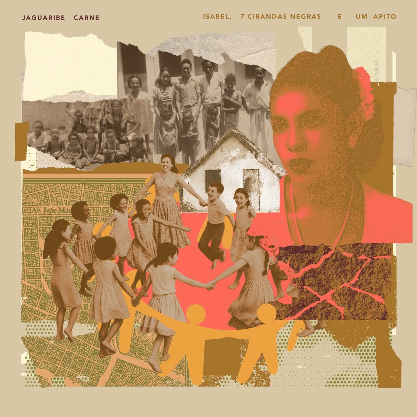 Jaguaribe Carne - Isabel, 7 Cirandas Negras e Um Apito (LP, Capa: M Disco: M)