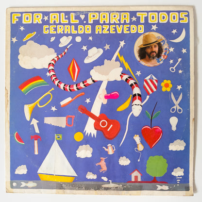Geraldo Azevedo — For All Para Todos (LP Vinyl Record, used)